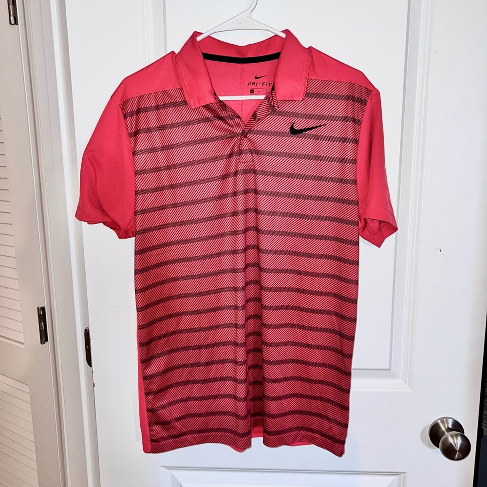 Pink Nike Golf Polo